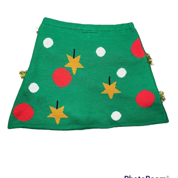 Derek Heart Christmas Skirt Size Large - Picture 2 of 5
